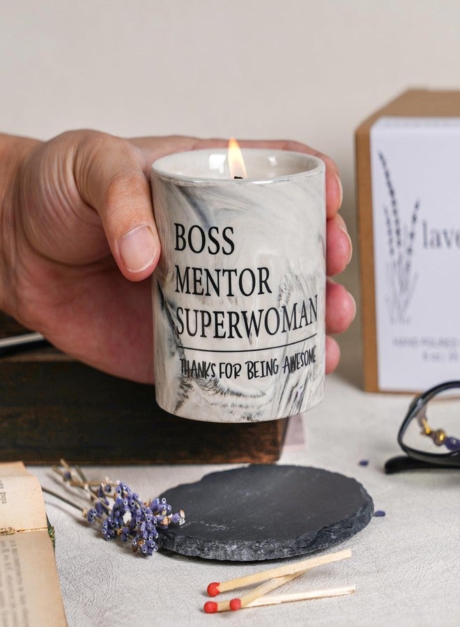 FreeJac Boss Lady Candle - Boss Appreciation Gift for Women, Superwoman Mentor Manager Christmas Birthday Gifts, Office Decor 6oz - Image 5