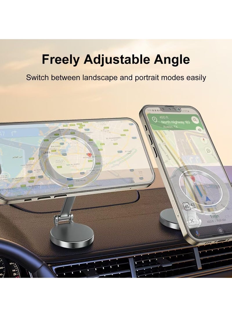 MORTICO for Magsafe Car Mount, Ultra Magnetic Dashboard Phone Holder, Car Accessories for iPhone 16 Pro Max, Fit for iPhone16 Pro/Pro Max 15 14 13 12 Galaxy S24 Ultra - Image 5