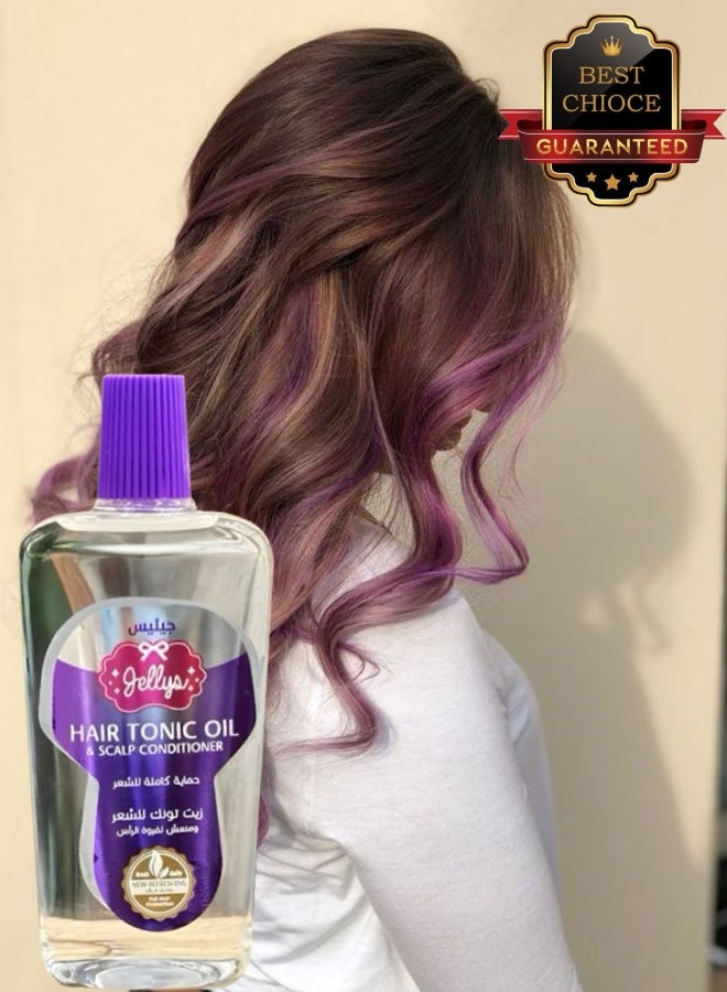 gellys 6 Pieces Hair Tonic Oil & Scalp Conditioner 300ML - Image 2