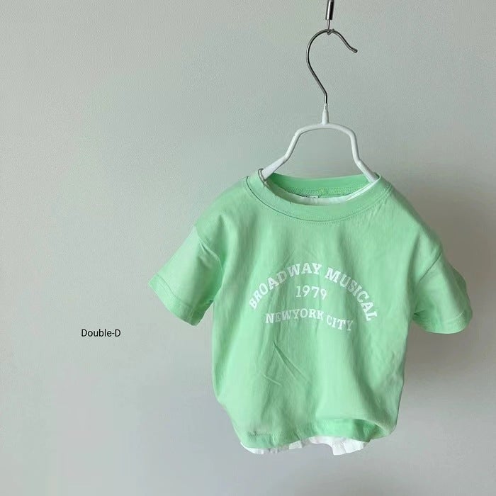 Xiao Di Xiong Children'S Summer Short-Sleeved T-Shirt Children'S Handsome Half-Sleeved Summer Clothes Fashion Brand T-Shirt - Image 1