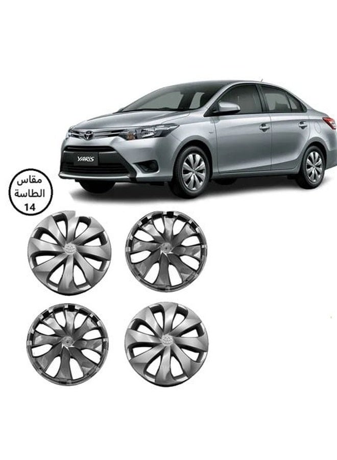 Generic Hub caps Toyota Yaris 2014 2015 2016 2017 2018  - Image 1