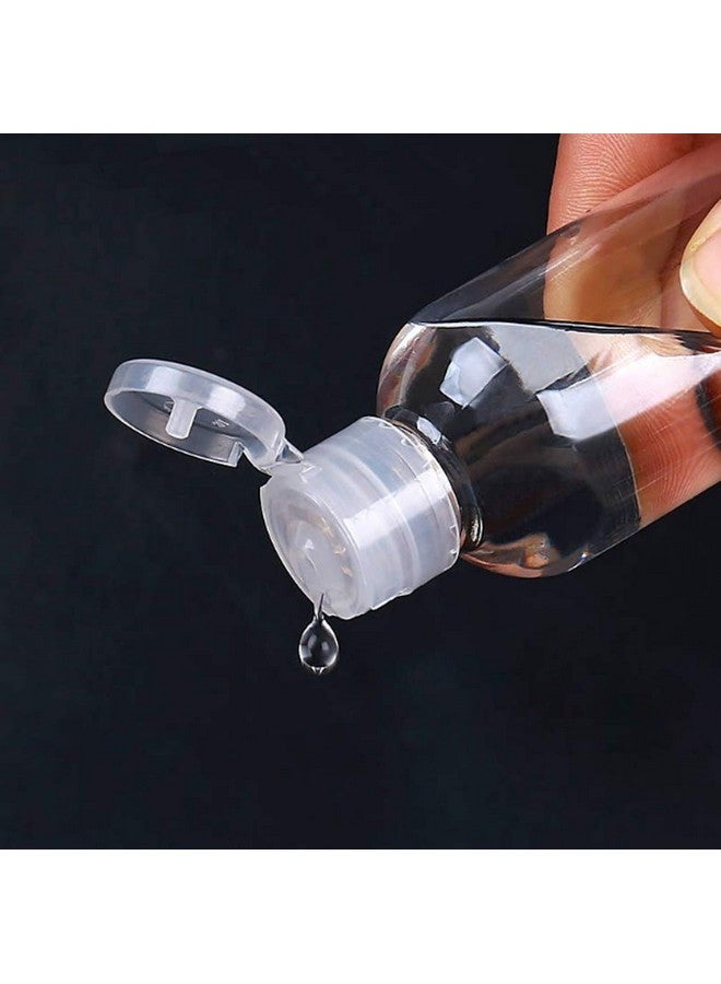 SYBL 0.5Oz Mini Clear Plastic Empty Bottle With Flip Cap Small Travel Bottles Storage Containers Jars For Cosmetic Sample Lotion Shower Gel Emulsion Toiletriesbpafreeset Of 24 - Image 3