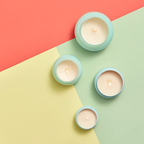 Capri Blue Volcano Scented Candles - Luxury Glass Jar Candles for Home Scented with Tropical Fruit & Sugared Citrus - Soy Wax Blend - Capri Blue Volcano - Aqua Color (19 oz) - Image 4