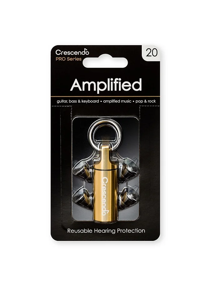 Crescendo Dynamic Ear Company Crescendo PRO Amplified 20 black later