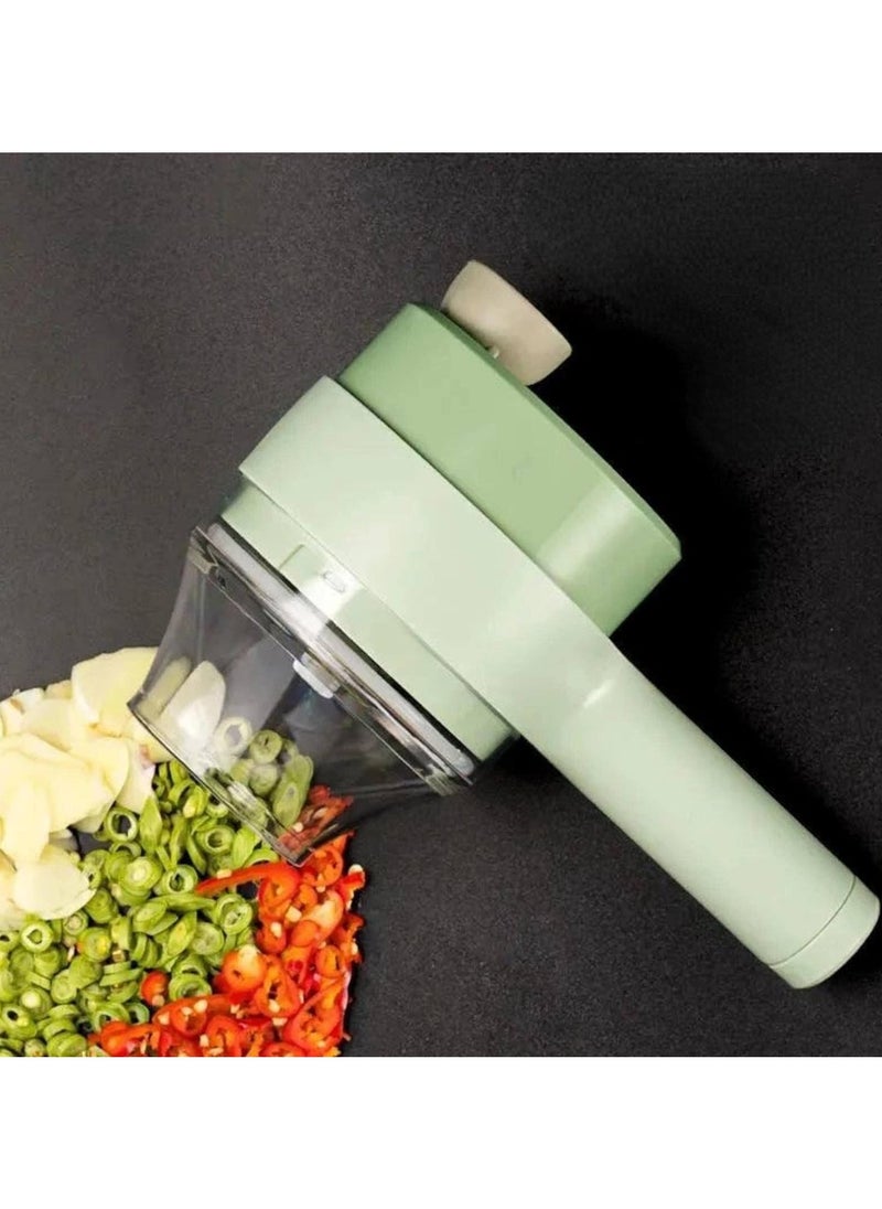 Denx Portable, Multi-Functional, Cordless, Rechargeable Electric Vegetable Slicer - Image 4