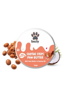 Harrods Bscly 2-in-1 Moisturizing Soothe Paw Butter & Elbow Protector 50g | for All Pet Care - Natural Cream, Wax, Balm for Healing Dry, Cracked, Chapped Paws & Elbows | Repairs & Heals  - Image 1