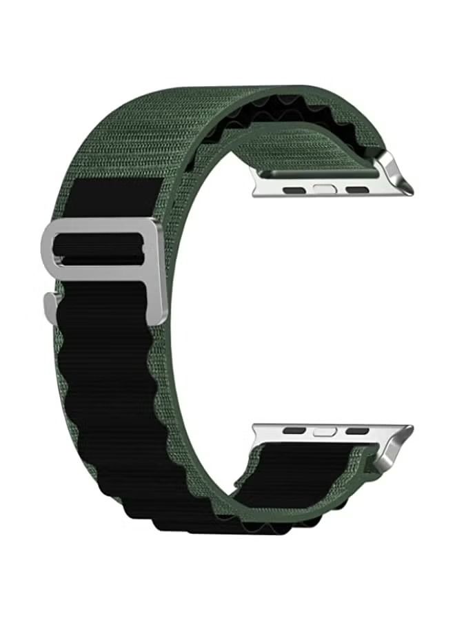 فيسوس سوار ساعة ذكية مزدوج اللون من النايلون لساعة Ultra 49mm - Image 2