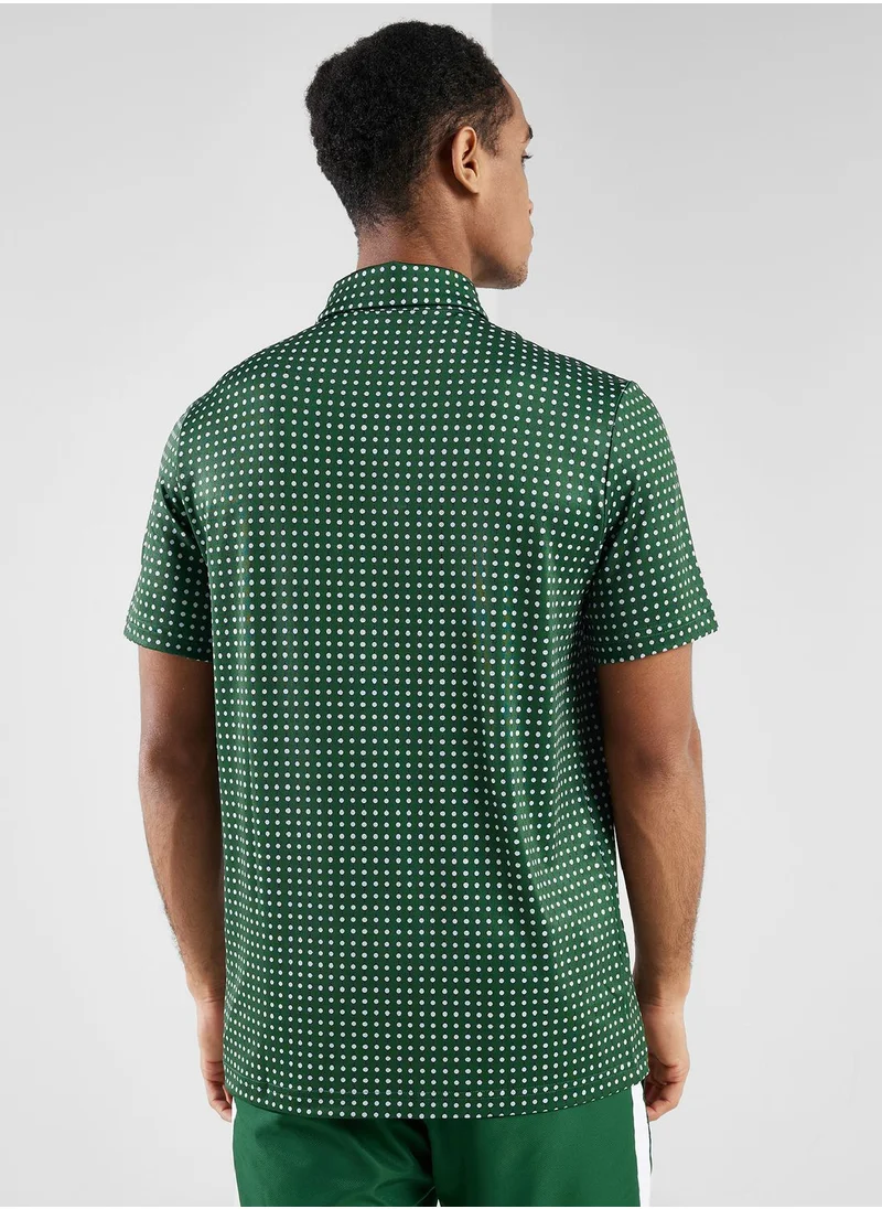 LACOSTE Polka Dot Polo