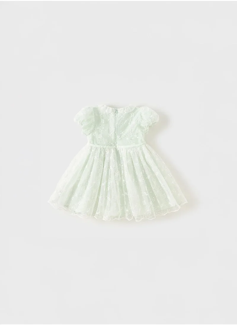 Dave & Bella Aqua Green Mint Lace Dress