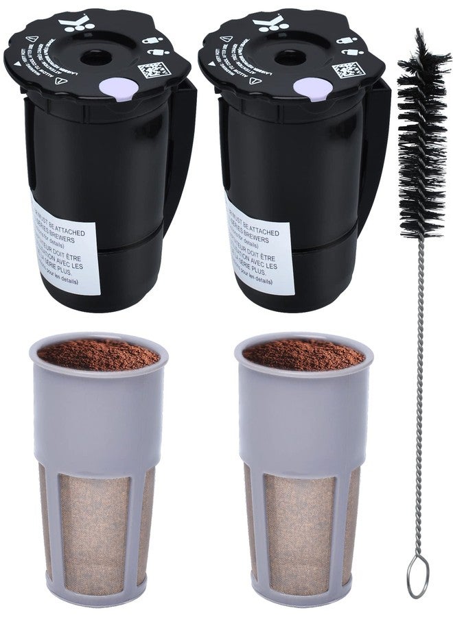 Podoy Reusable Coffee Filter Compatible with Keurigg 𝑲𝒆𝒖𝒓𝒊𝒈 My K Cup 2.0 K300 K250 K350 K375 K400 K450 Coffee Makers with Extra Filter Pod Cleaning Brush - Image 1