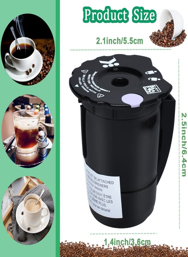 Podoy Reusable Coffee Filter Compatible with Keurigg 𝑲𝒆𝒖𝒓𝒊𝒈 My K Cup 2.0 K300 K250 K350 K375 K400 K450 Coffee Makers with Extra Filter Pod Cleaning Brush - Image 2