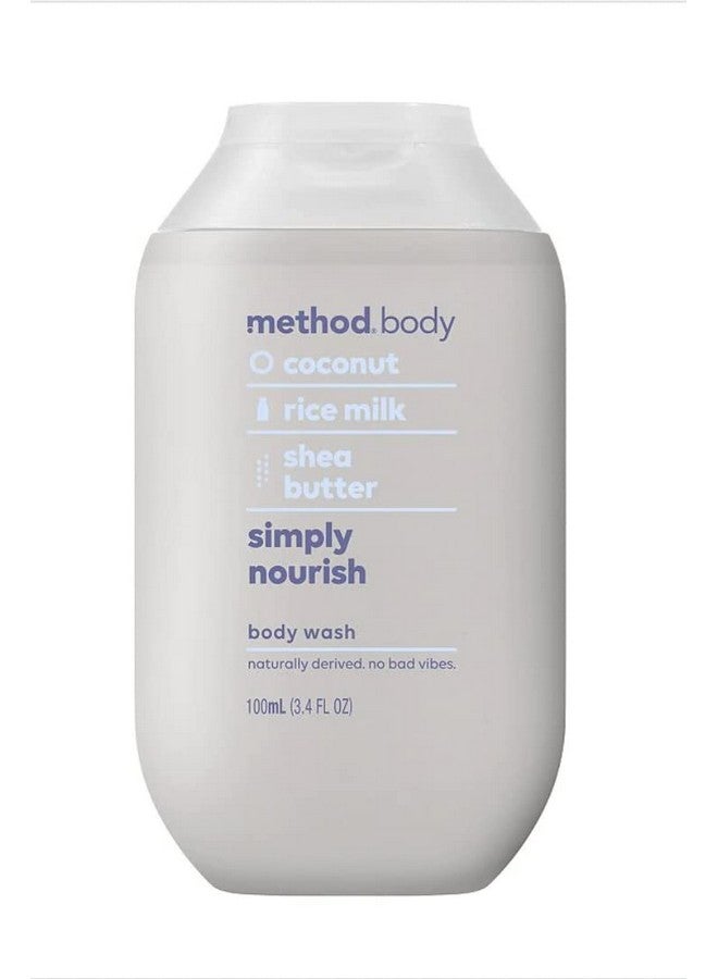 Method Ethod Body Wash Simply Nourish 3.4 Ounces Travel Size - Image 1