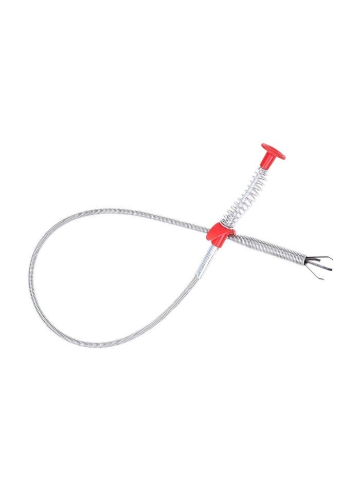 Sink Drain Cleaner Flexible Clog Removal Tool Stainless Steel for Kitchen Sink & Bathroom Drain Pipes - Image 5