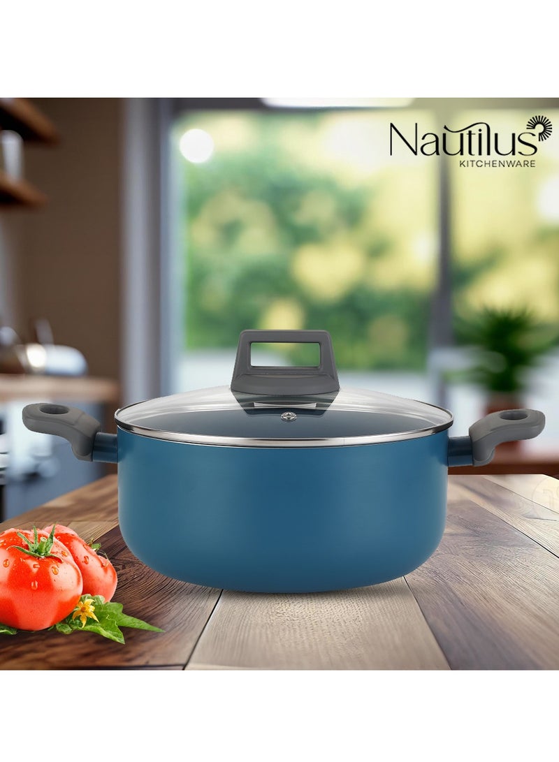 nautilus Nautilus  Casserole 24 x 11Cm With G Lid, Scratch and Abrasion Resistance  - Image 3