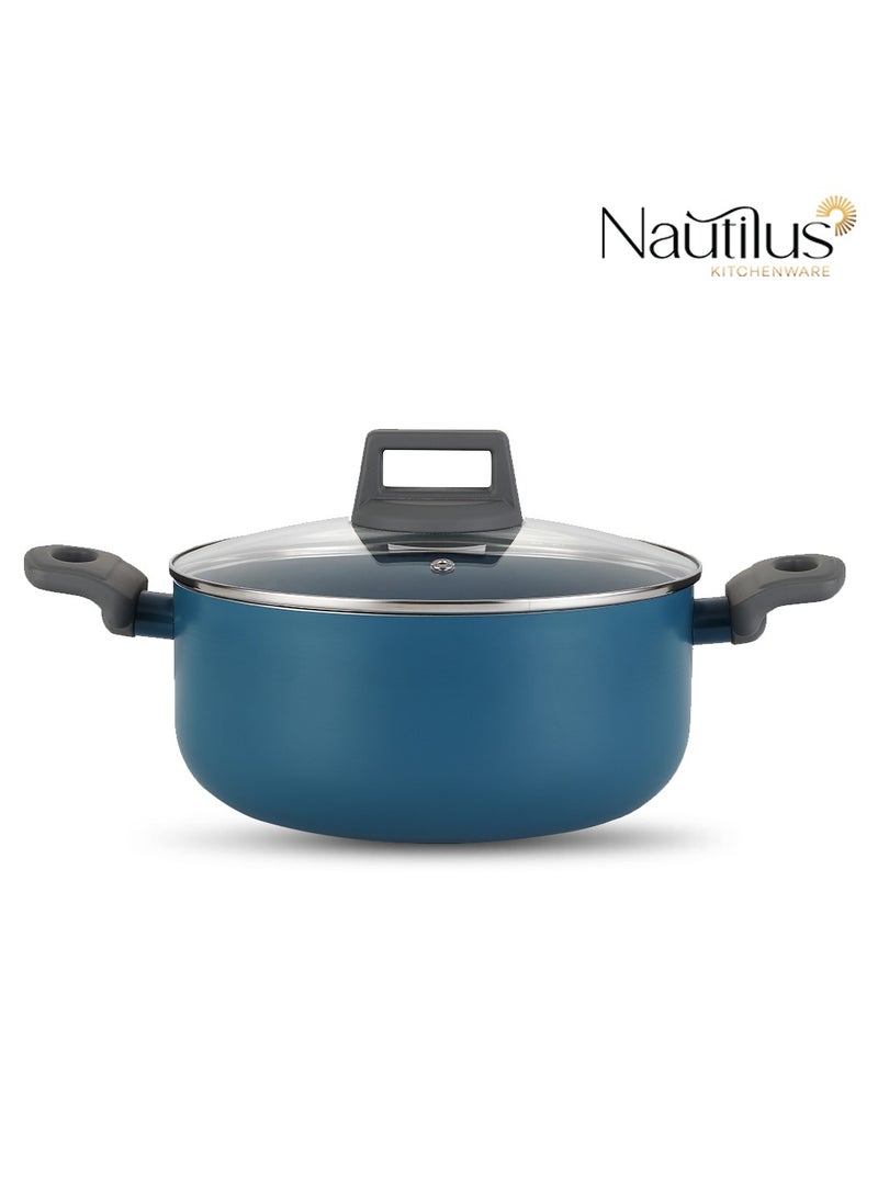 nautilus Nautilus  Casserole 24 x 11Cm With G Lid, Scratch and Abrasion Resistance  - Image 1