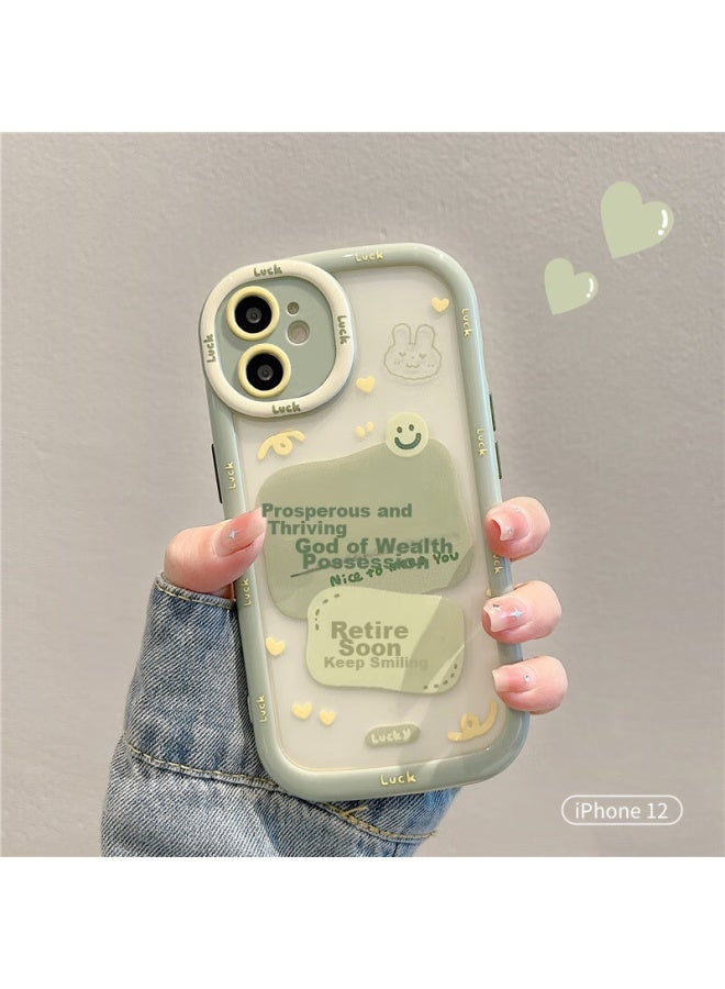 Inkaida Yingkaida Iphone 12 Case, Full Protection Anti-drop Anti-fingerprint Creative Premium Protective Case For Men And Women, "wind Arising" Design - Image 1