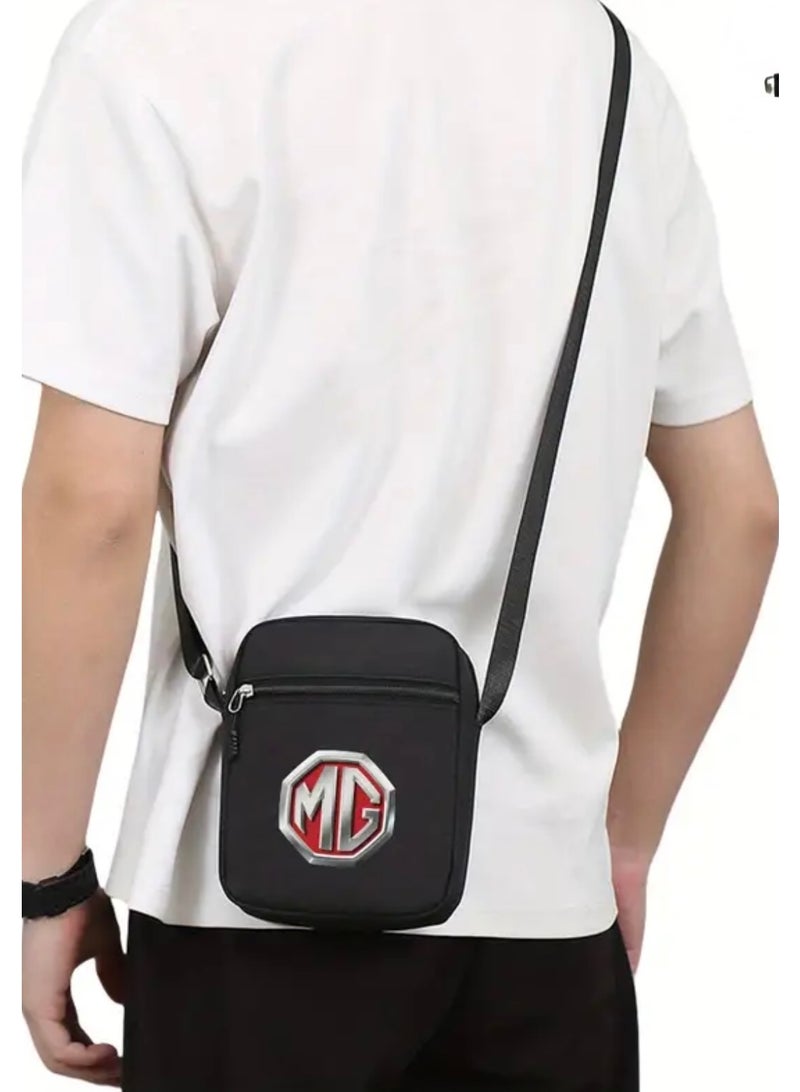 ام جي شنطة كروس بودي رجالية من إم جي بتصميم راقي وأنيق باللون الأسود - Image 1