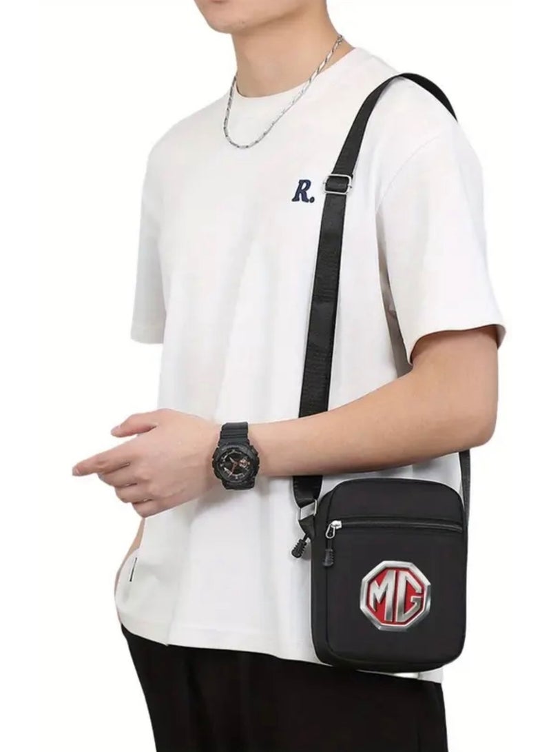 ام جي شنطة كروس بودي رجالية من إم جي بتصميم راقي وأنيق باللون الأسود - Image 3
