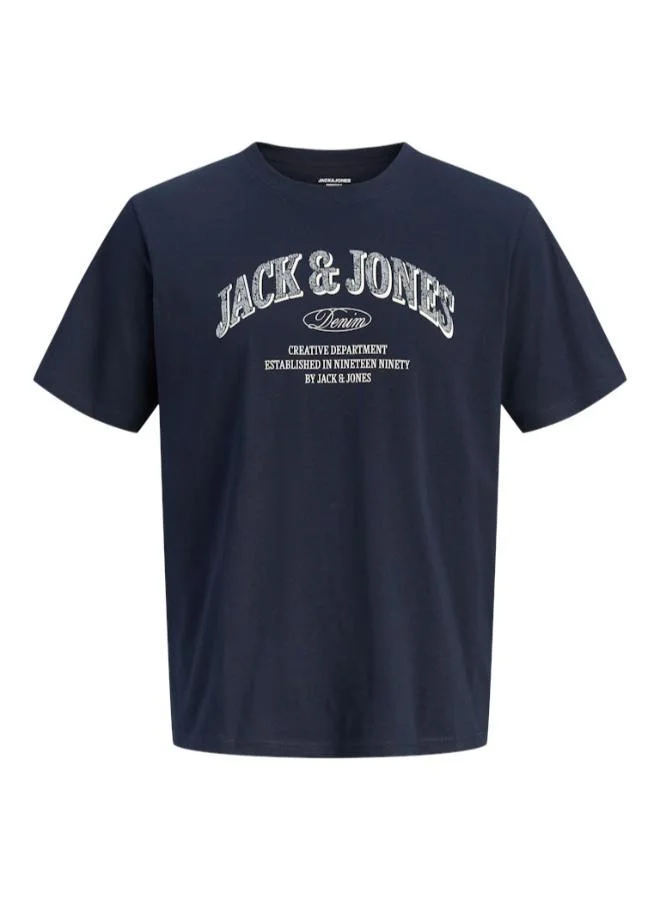 Jack & Jones Junior Kids Logo Relaxed Fit Crew Neck T-Shirt