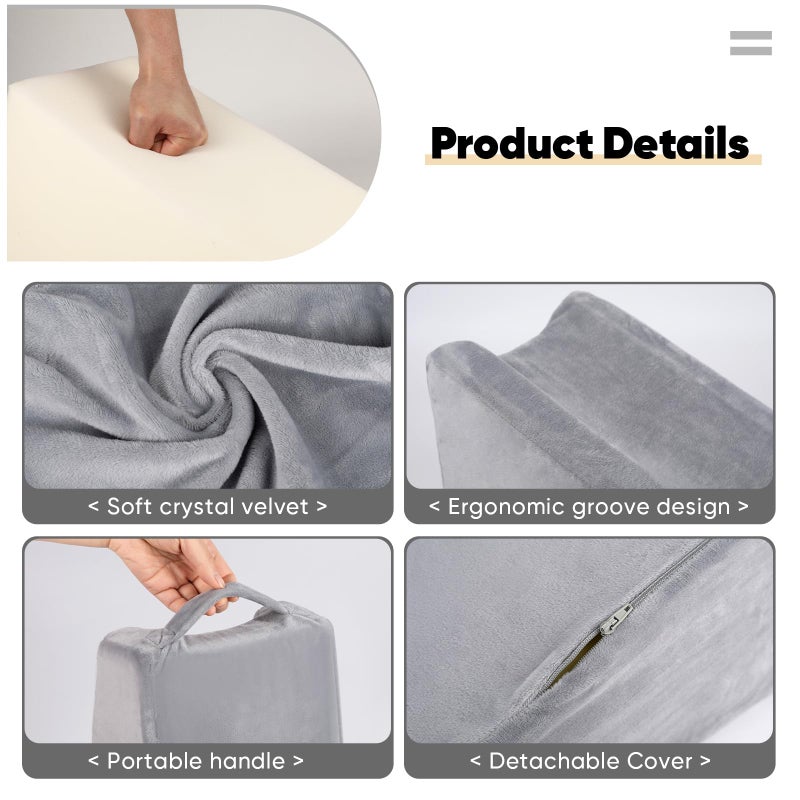 TBXONMOW Arm Elevation Pillow Wedge Arm Pillow for Adult After Post Surgery Rest to Keep Elevated Pillow Arm Pillow for Broken Arm - Image 4