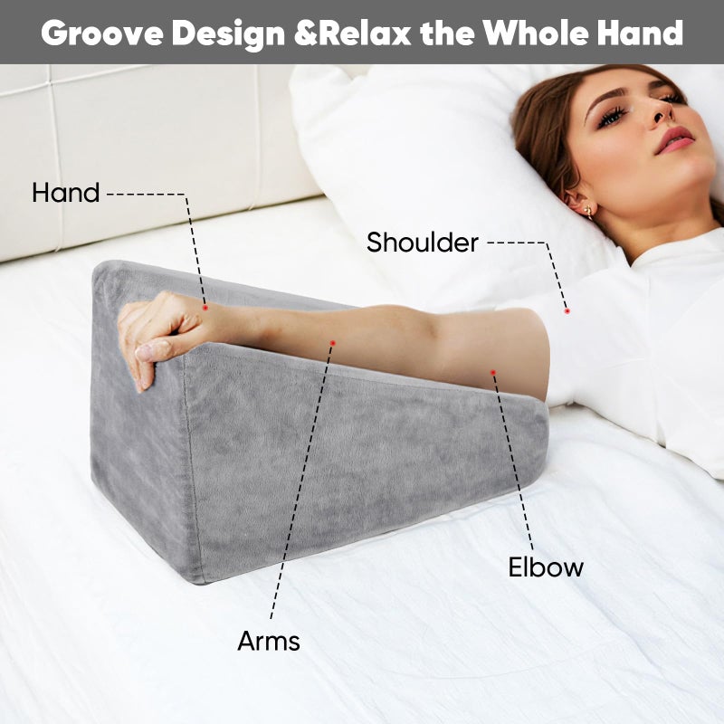 TBXONMOW Arm Elevation Pillow Wedge Arm Pillow for Adult After Post Surgery Rest to Keep Elevated Pillow Arm Pillow for Broken Arm - Image 2