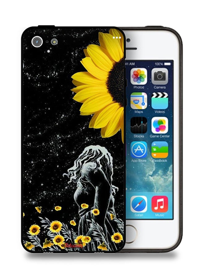 Apple iPhone 5/5s/SE Protective Case Girl Look At Moon Art