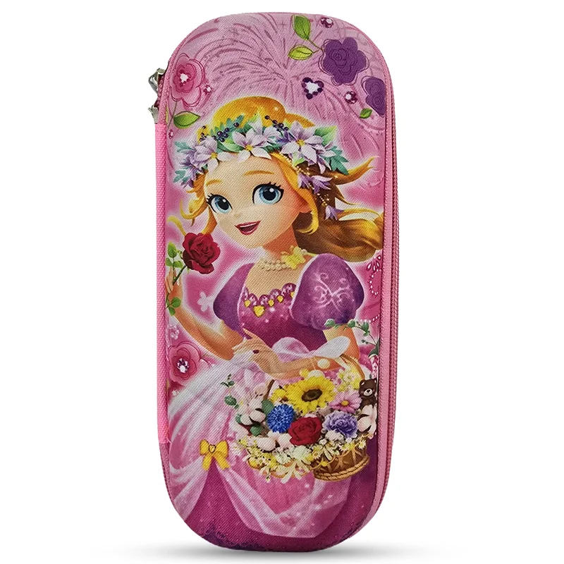 كوكوبي Cocobee Flora Princess Pencil Case With Internal Mesh Pocket, Sturdy Build, Zipper Closure – Girls, 3+ Years, Multicolor