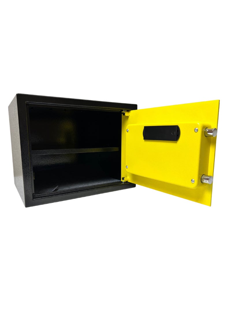 LOTFY GROUP LG Safebox Code- 30NEK- 30*38*30CM- Yellow Colour- Home Office Safe Box- Electronic Lock- Key Lock  - Image 3