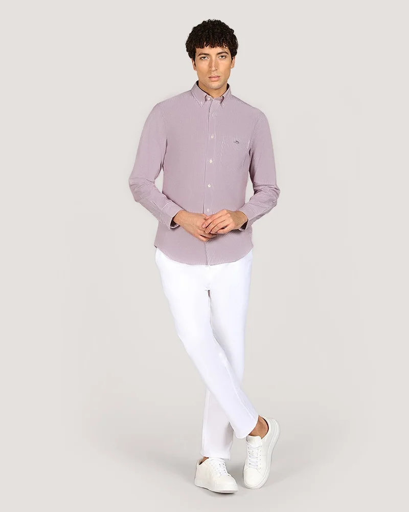 غانت قميص بوبلين كلاسيكي عادي