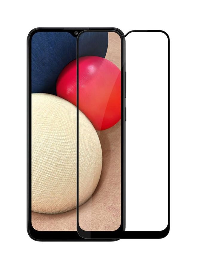 BORTONY Full Screen Protector for Samsung Galaxy A02s Clear/Black - Image 2