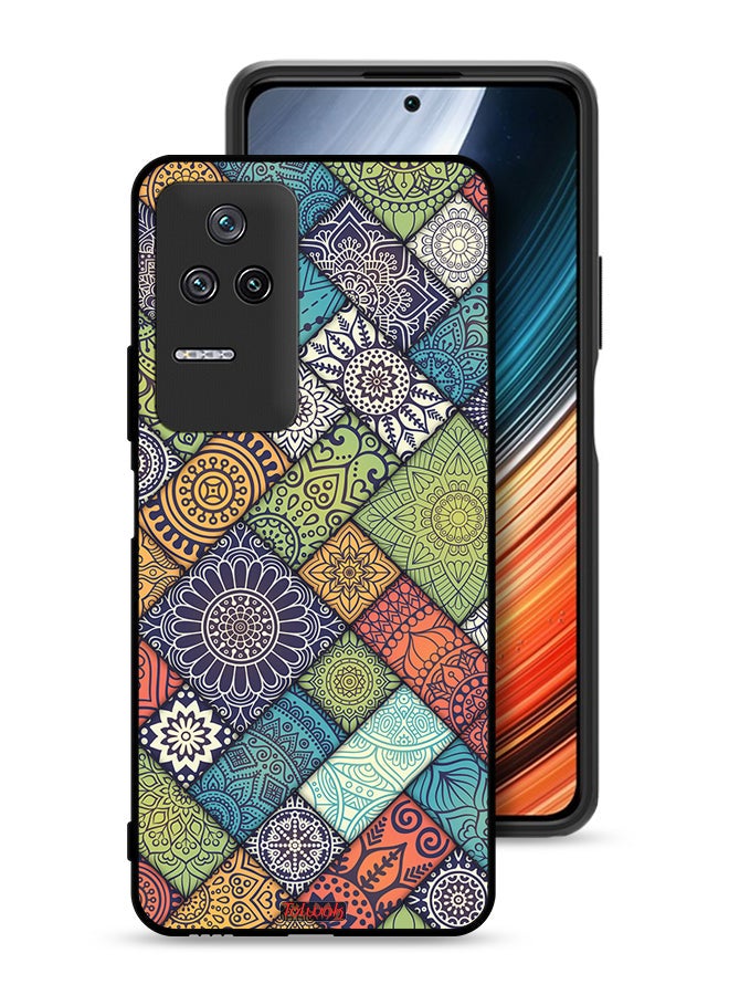 Tolwak Xiaomi Redmi K50 Protective Case Cover Mandala Pattern - Image 1