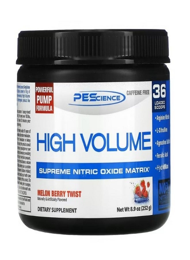 بي إي ساينس High Volume Supreme Nitric Oxide Matrix Melon Berry Twist 8.9 oz 252 g - Image 1