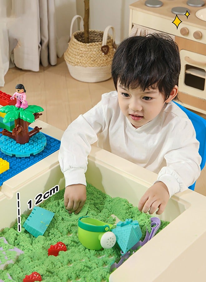 جساي تويز جدول الأطفال الخشبية طاولة الأطفال متعددة الوظائف المتوافقة lego جدول Wooden لعبة طاولة  - Image 3