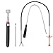 KITEVICH 4 Pack Telescoping Magnet Pickup Tool Set Retrieving Pickup ToolsExtendable Pick Up ToolsBendable Spring Magnet StickFlexible Extra Long Reach Bendable Curve Grabber with 4 Claws - Image 1