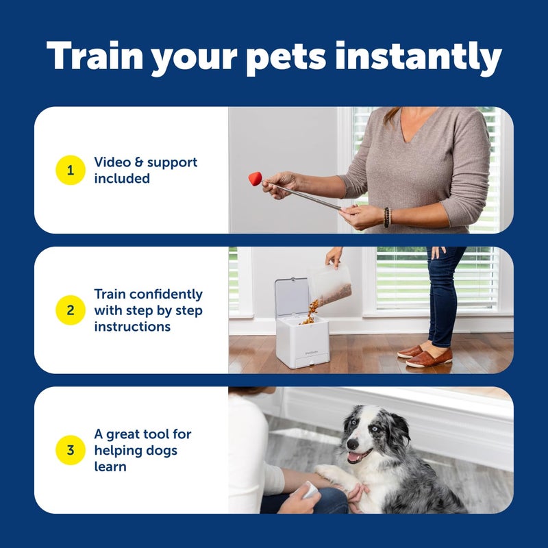 PetSafe Teach & Treat Remote Reward Trainer â€“ Remote Treat Dispenser for Dogs â€“ Portable Training Tool - Image 4