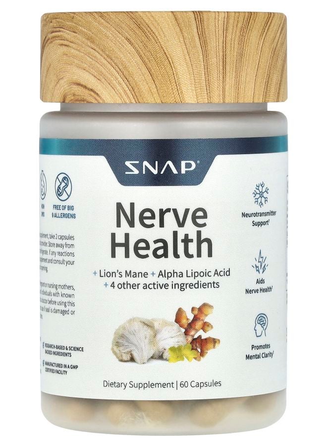 SNAP SUPPLEMENTS Nerve Health 60 Capsules