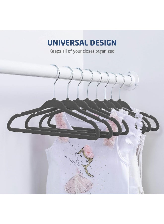 ZOBER Premium Kids Nonslip Baby Velvet Hangers - Image 5