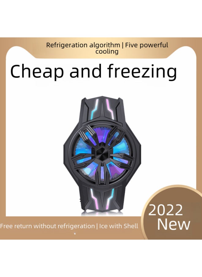 Beauenty S1 Semi-conductor Cooling Phone Holder Silent Gaming Back Clip For Live Broadcasting Playing Mobile Games-Product Color:S20 Back Clip Radiator-purple Black (cost-effective, With Two-speed Adjustment)  - Image 2