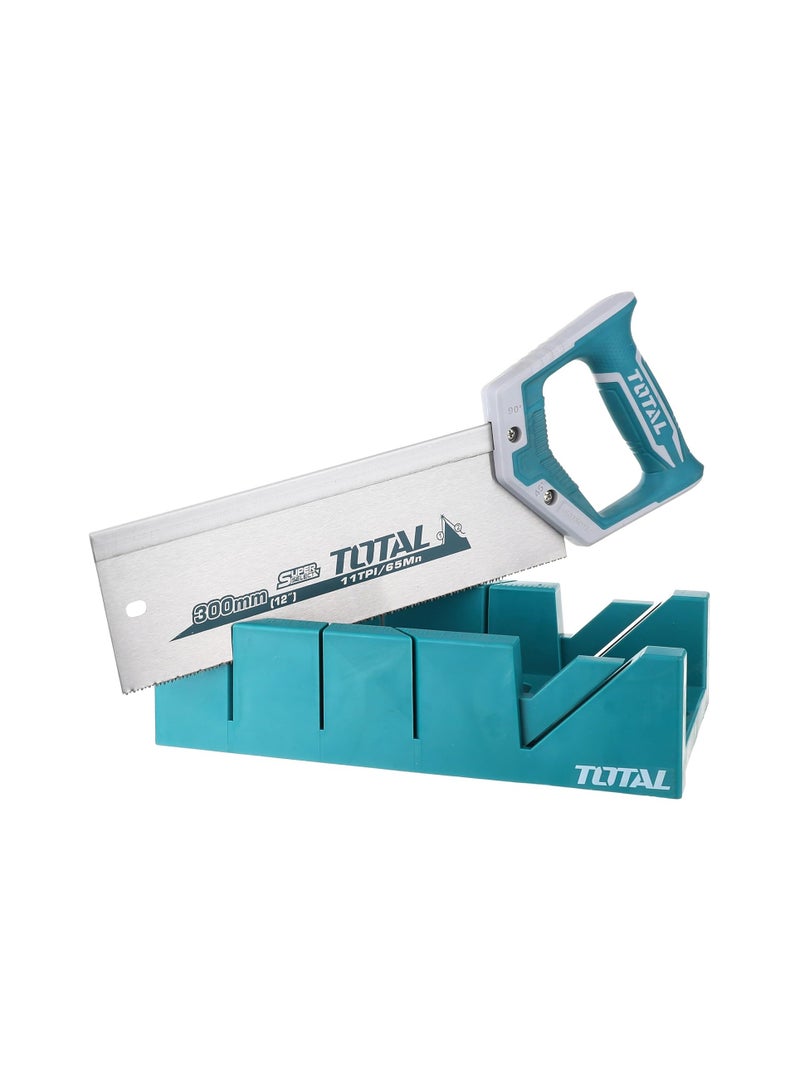 TOTAL miter box and back saw set 12 inches - Image 1