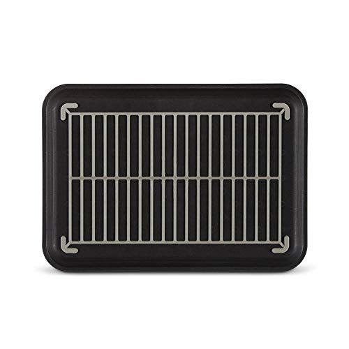 Freelance Anti Slip Serving Tray - 34 x 24 cm - Black - Non-Slip Rubber Surface, Break-Resistant - Versatile Anti Skid PP Plastic Kitchen & Dining/Coffee Table Trays for Breakfast/Food/Tea - Image 4