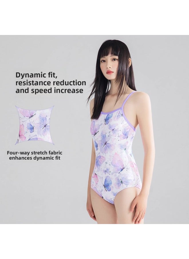 Generic Swimwear Women's 2025 Swimming Pool Special Fashion Ladies One-piece Triangle Racing Sports Swimwear Wholesale-Color:White-  - Image 3