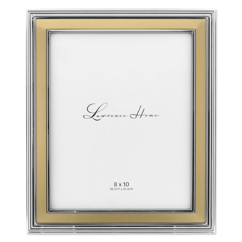 Lawrence Frames Lawrence 840280 Verona Collection 8-Inch x 10-Inch Metal Gold Picture Frame - Image 3