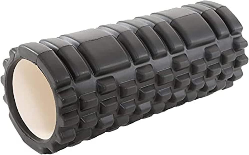 PRIME TAG EVA Foam Roller Muscle Massage & Fitness Roller for Yoga, Deep Tissue Massage, Stretching, Recovery & Muscle Relief (Multicolor– 45cm) - Image 2