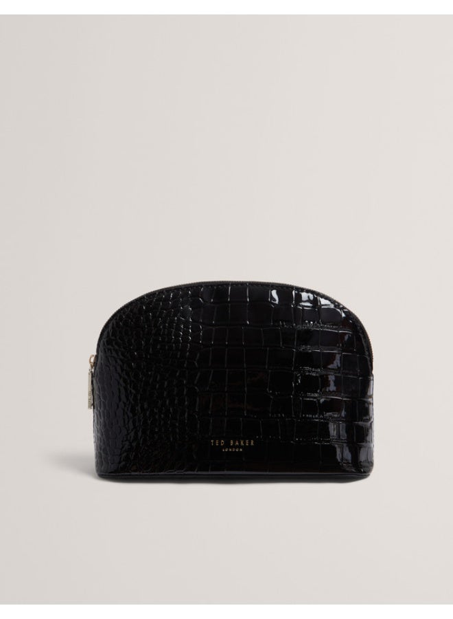 Ted Baker Croc Effect Small Washbag - Image 1