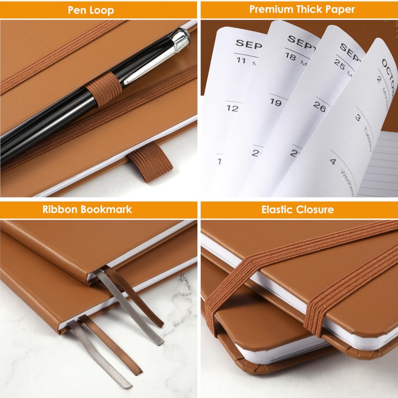 Tersus 2026 Planner - Planner 2026, 2026 Planner Weekly and Monthly, 8"Ã— 10", Jan 2026 - Dec 2026, Inner Pocket, Elastic Closure, Pen Loop, Bookmarks, Note Pages - Image 5