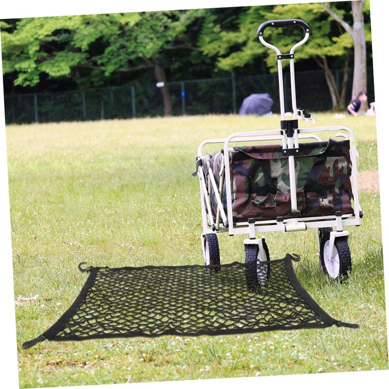 Heavy Duty Elastic Cargo Net for Camping Cart Garden Trolley Outdoor Gear Black - Image 5