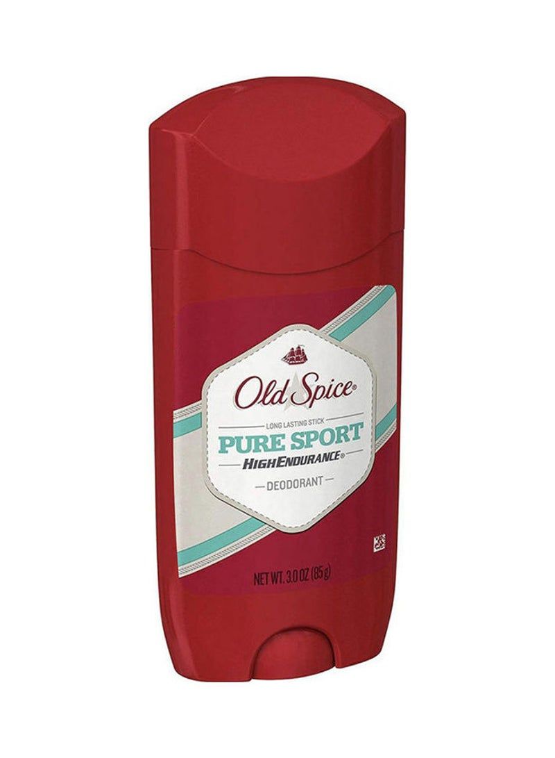 Old Spice مزيل العرق على شكل عصا بيور سبورت عالي التحمل 3.0 أونصة متعدد الألوان