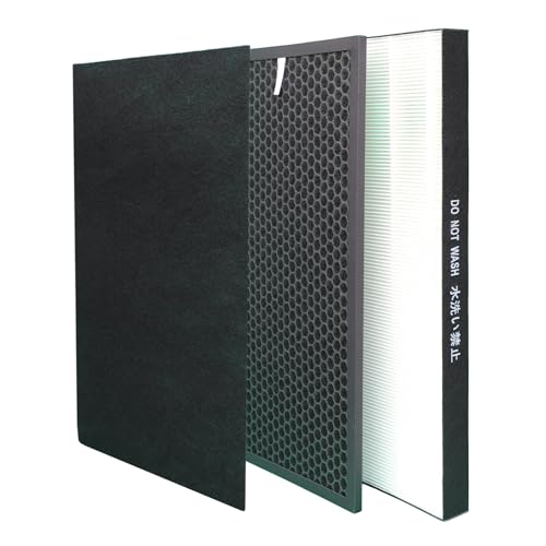 LRFDRESS FZ-C150HFE FZ-C150DFE FZ-C100MFE Air Purifier Filter replacement for Sharp KC-A60E KC-860E KC-C150E KC-860U Series Filter,air filter, Activated Carbon Filter,Pre-filter - Image 1