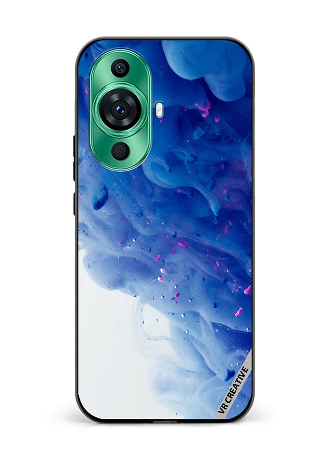 VR CREATIVE Protective Case Cover For Huawei nova 11 Blue Abstract Design Multicolour - Image 1