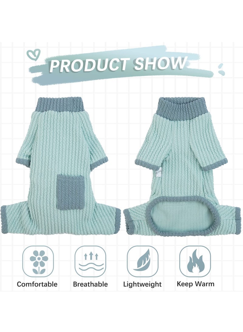 Generic Sphynx Hairless Cats Warm Winter Sweater, Cute u0026 Soft Pullover High Elasticity Kitten Shirts Breathable, Cat Leisure Wear Turtleneck Vest Adorable, Cat's Clothes Jacket Pajamas Jumpsuit - Image 2